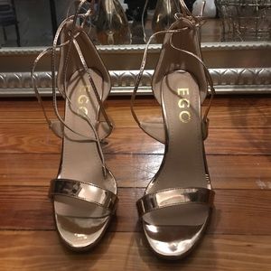 Gold Heels from Ego Shoes